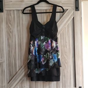 5/$25 American Rags Black and Floral Dress